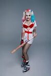 Nurse Harley Quinn Cosplay by Kalinka Fox